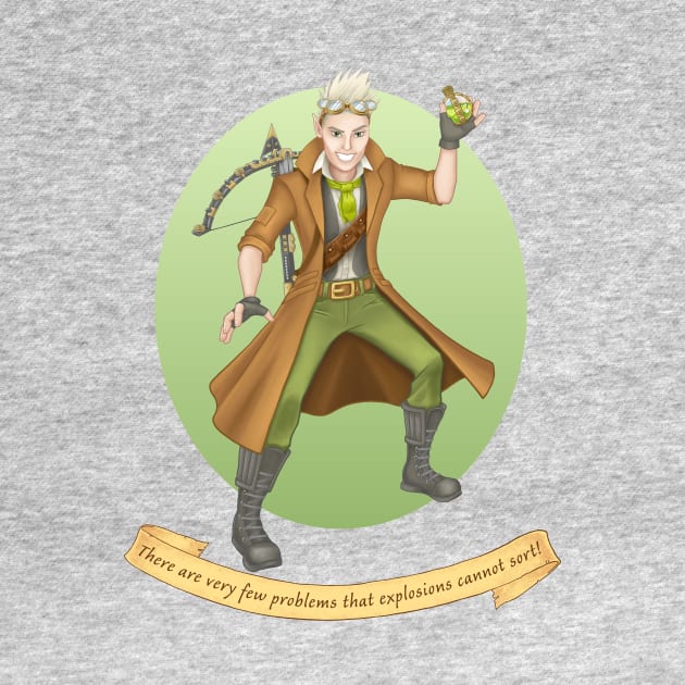 Cel Sidebottom - Quote T-Shirt by Rusty Quill